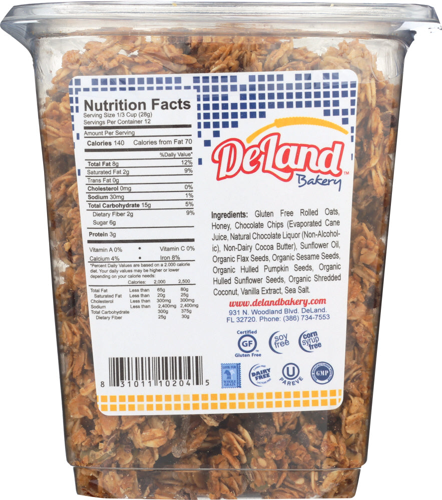 Deland: Gluten Free Chocolate Chip Granola, 12 Oz