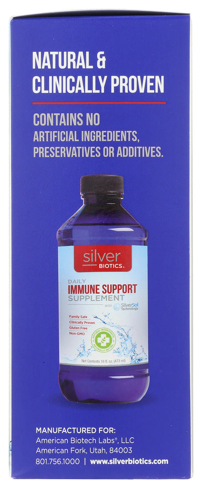 American Biotech Labs: Silver Biotic Immune Enhancement  Family, 16 Oz