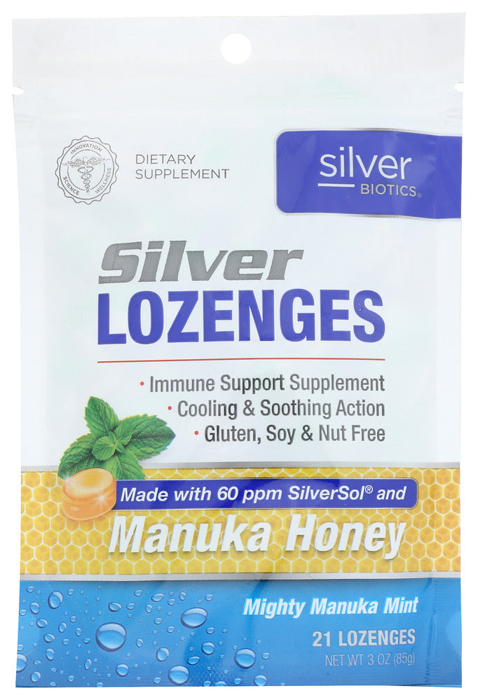 American Biotech Labs: Silver Biotic Lzenge Manu, 21 Pc