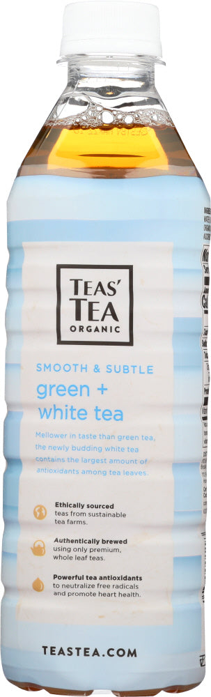 Teas Tea: Organic Unsweetened Green Plus White Tea, 16.9 Fo