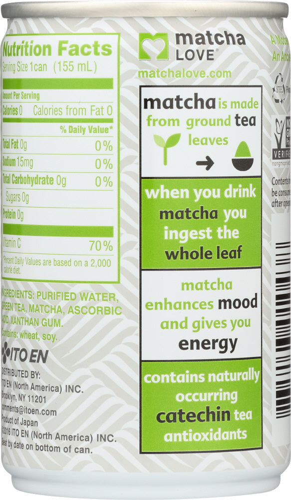 Matcha Love: Unsweetened Green Tea, 5.2 Fo