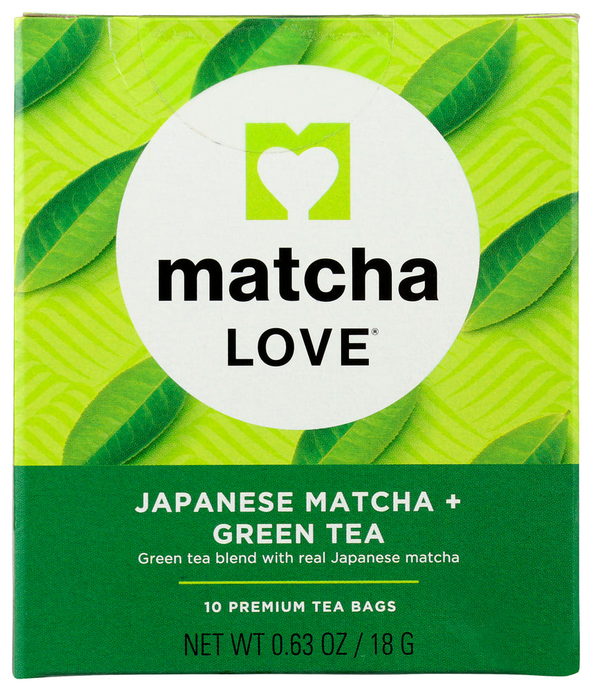 Matcha Love: Japanese Matcha Plus Green Tea, 10 Bg