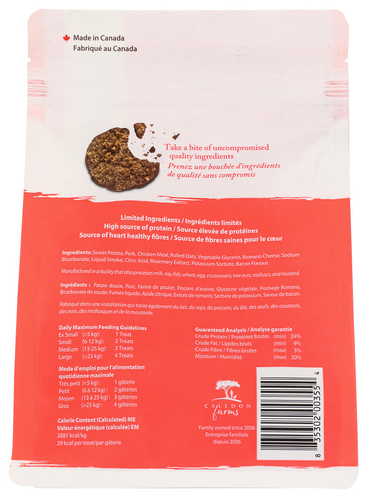 Caledon Farms: Treat Dog Ckie Bacon Chs, 8 Oz