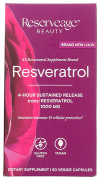 Reserveage: Resveratrol 1000Mg, 60 Ea