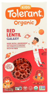 Tolerant: Pasta Kids Red Lentil Galaxy, 8 Oz