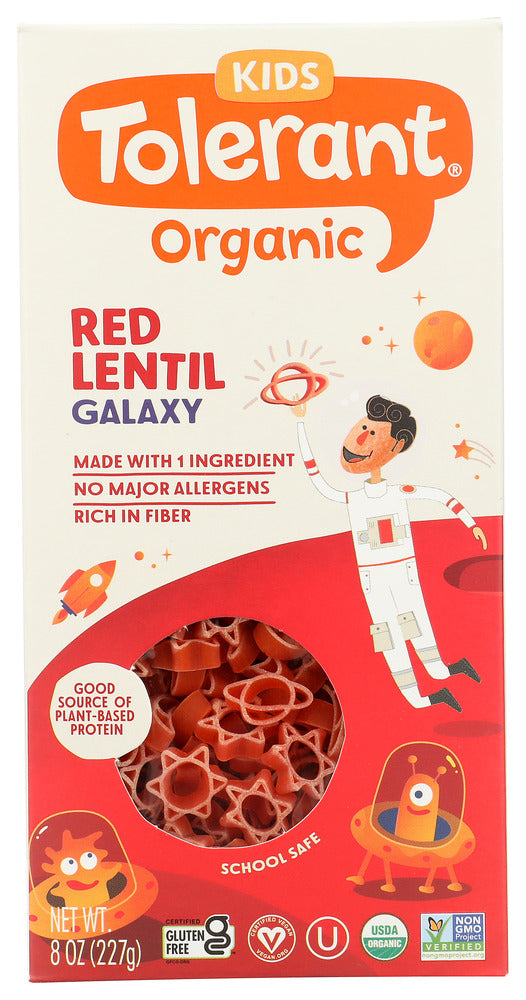 Tolerant: Pasta Kids Red Lentil Galaxy, 8 Oz