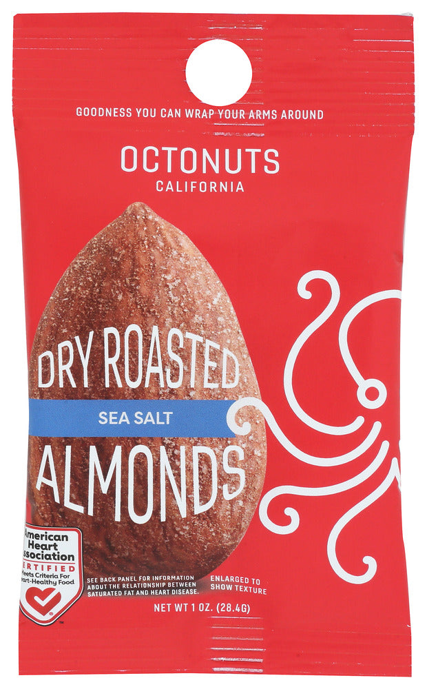 Octonuts: Dry Roasted Sea Salted Almonds, 1 Oz