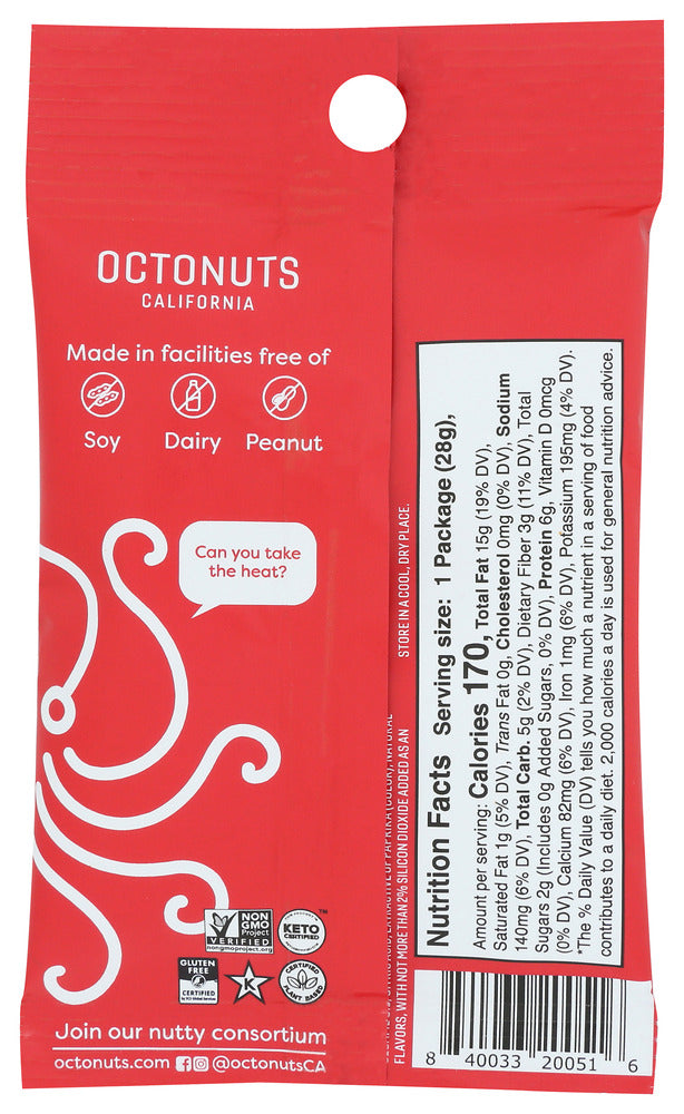 Octonuts: Korean Bbq Roasted Almonds, 1 Oz