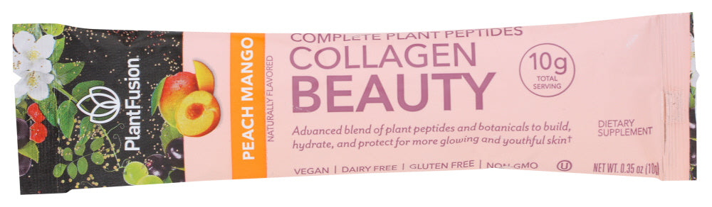 Plantfusion: Collagen Beauty Peach Mng, 0.35 Oz