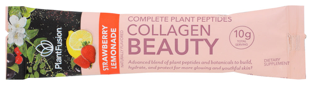 Plantfusion: Collagen Beauty Strawberry Lemonade Packet, 0.35 Oz