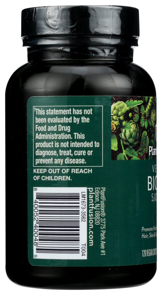 Plantfusion: Vegan Biotin, 120 Vc