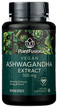 Plantfusion: Ashwagandha 500Mg, 60 Vc