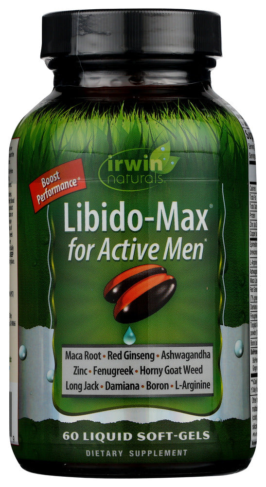 Irwin Naturals: Libido Max For Active Men, 60 Sg