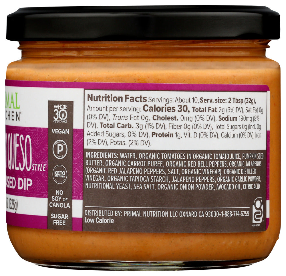 Primal Kitchen: Dip Queso Spicy, 11.5 Oz