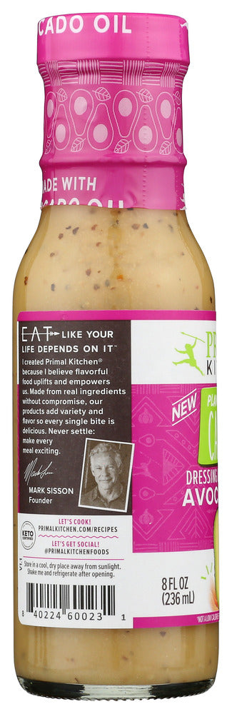 Primal Kitchen: Plant Based Caesar Dressing, 8 Oz