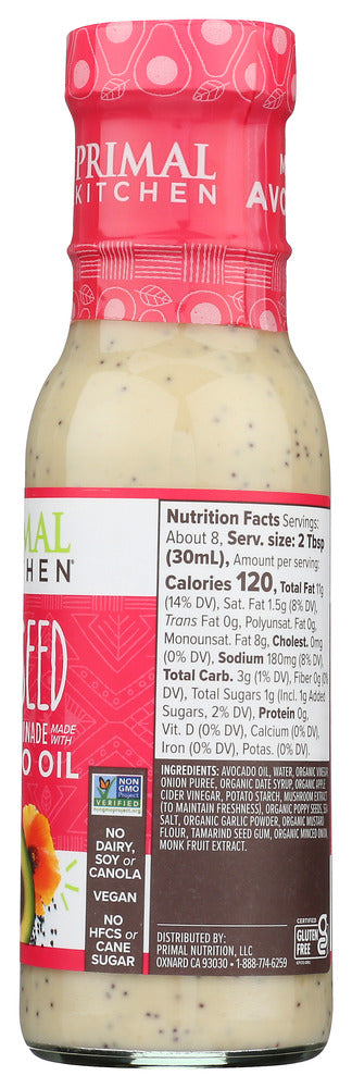 Primal Kitchen: Poppyseed Dressing And Marinade, 8 Fo