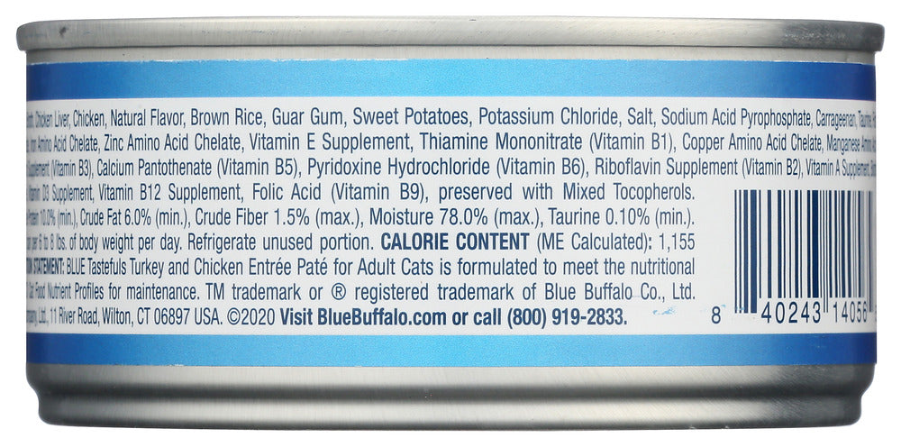 Blue Buffalo: Cat Tstful Trky Chic Pate, 5.5 Oz