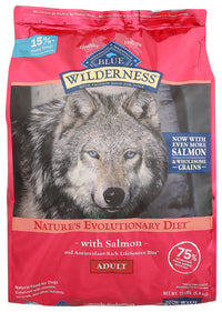 Blue Buffalo: Dog Food Adlt Slmn Wldrn, 13 Lb