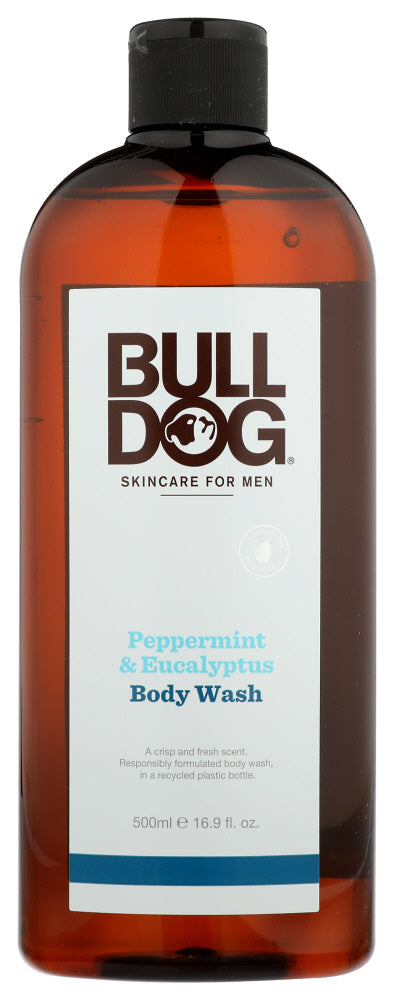 Bulldog: Peppermint Eucalyptus Body Wash, 16.9 Fo