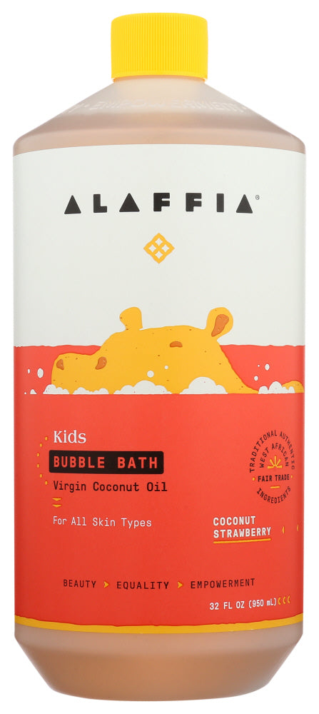 Alaffia: Bath Bubble Coconut Strwb, 32 Fo