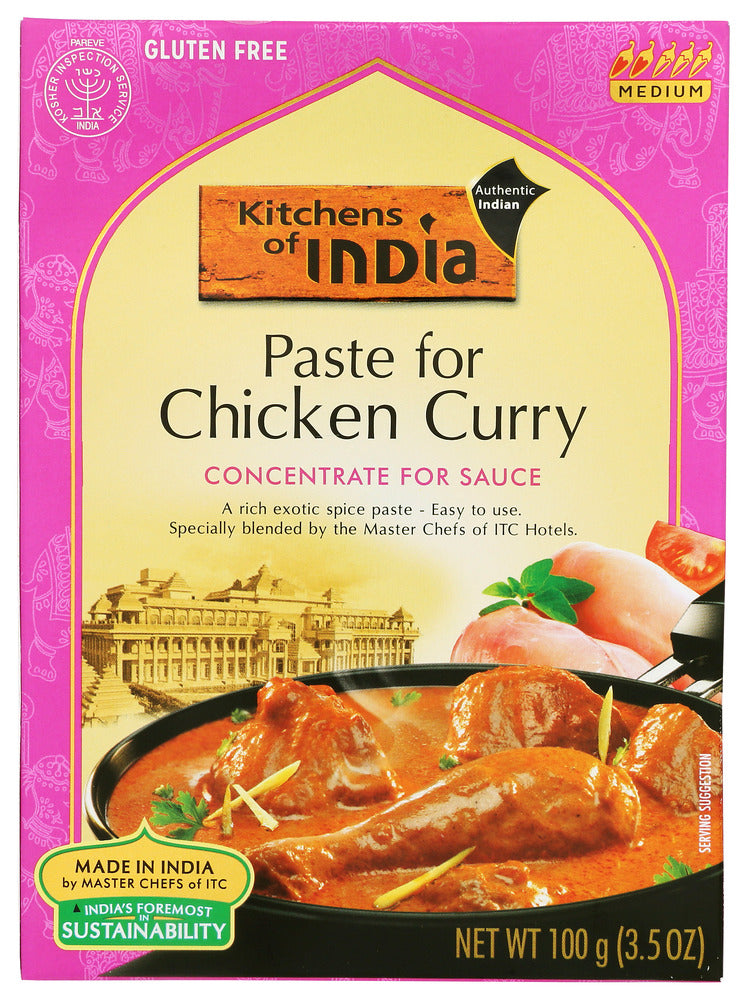 Kitchens Of India: Paste For Chicken Curry, 3.5 Oz