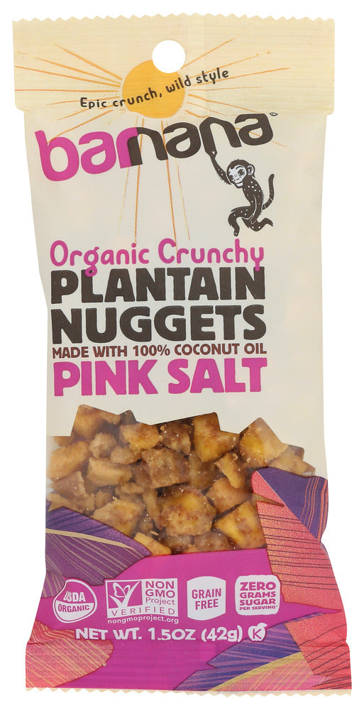 Barnana: Nuggets Plantain Pnk Org, 1.5 Oz