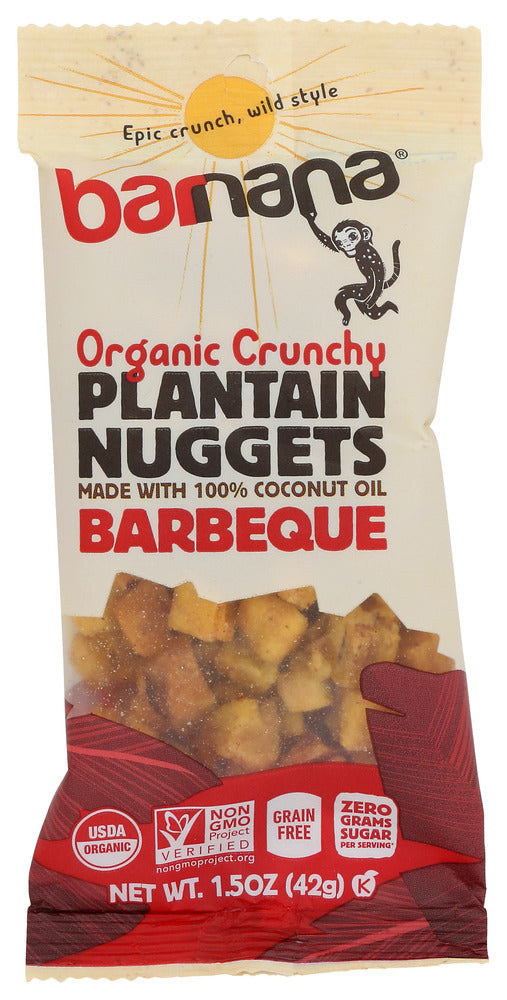 Barnana: Nuggets Plantain Bbq Org, 1.5 Oz