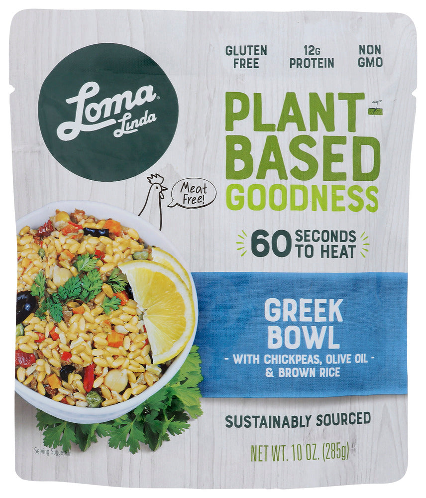 Loma Blue: Entree Greek Bowl, 10 Oz