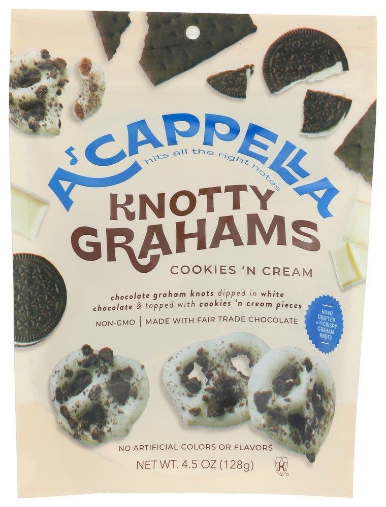 A Capella: Cookies N Cream Knotty Grahams, 4.5 Oz