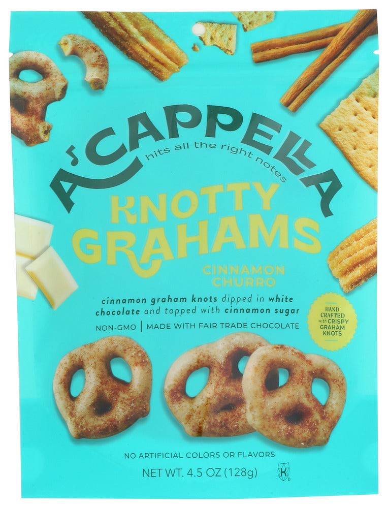 A Capella: Cinnamon Churro Knotty Grahams, 4.5 Oz