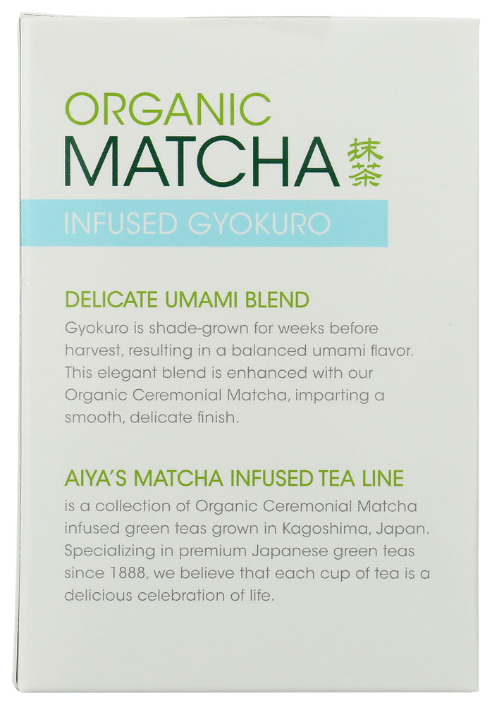 Aiya: Infused Gyokuro Organic Matcha, 1 Ea