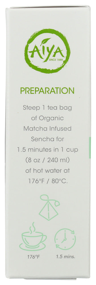 Aiya: Infused Sencha Organic Matcha, 1 Ea