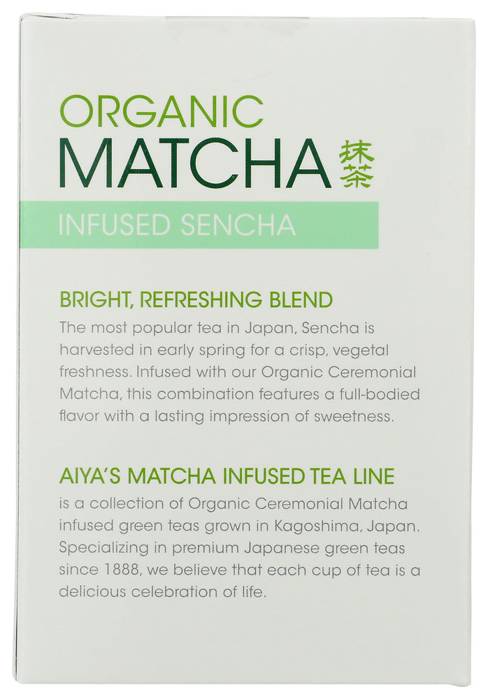 Aiya: Infused Sencha Organic Matcha, 1 Ea