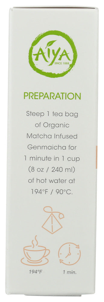 Aiya: Infused Genmaicha Organic Matcha, 1 Ea