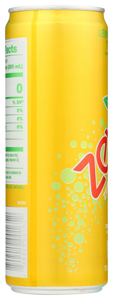 Zevia: Lemon Lime Twist Soda, 12 Fo