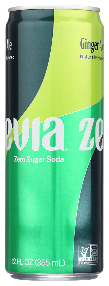 Zevia: Ginger Ale Soda, 12 Oz