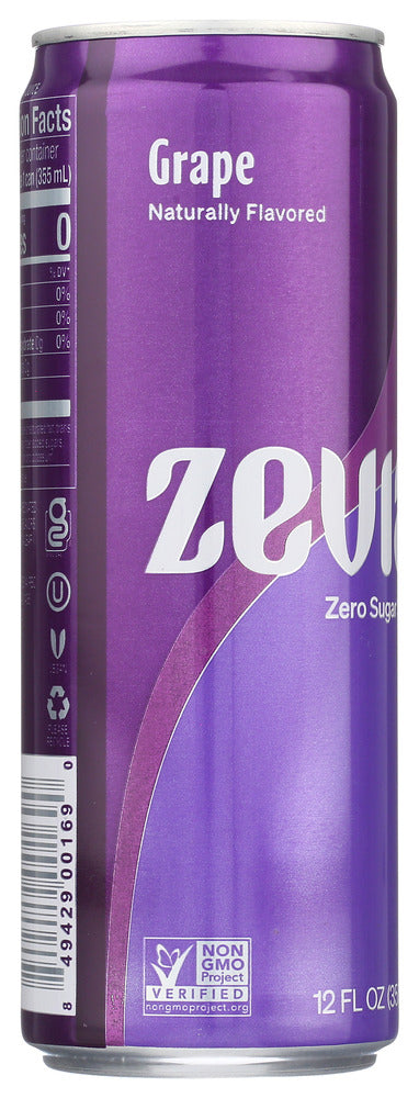 Zevia: Grape Soda, 12 Fo