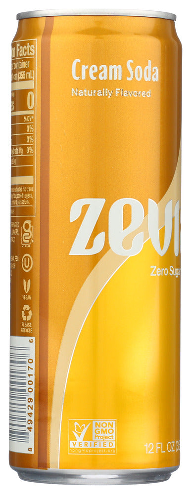 Zevia: Cream Soda, 12 Fo