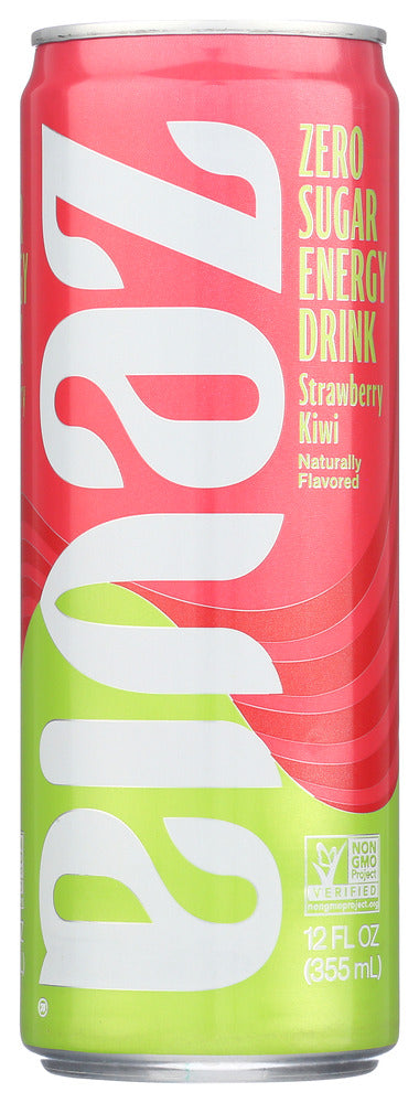 Zevia: Strawberry Kiwi Energy, 12 Fo