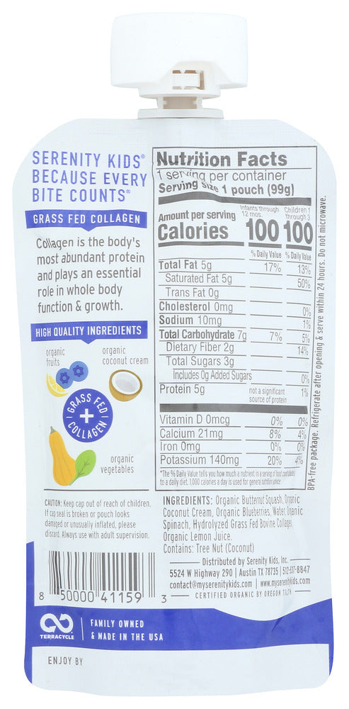 Serenity Kids: Smoothie Berry Buttrnut, 3.5 Oz