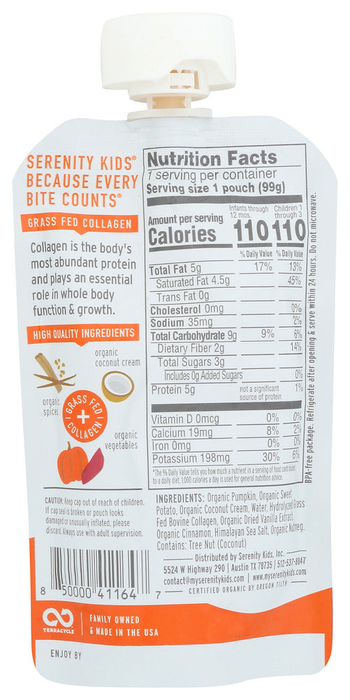 Serenity Kids: Smoothie Pumpkin Spice, 3.5 Oz