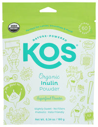 Kos: Superfood Inulin 3G Pwdr, 6.3 Oz