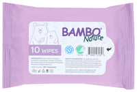 Bambo Nature: Wipe Wet Tidy Bottom, 10 Pk