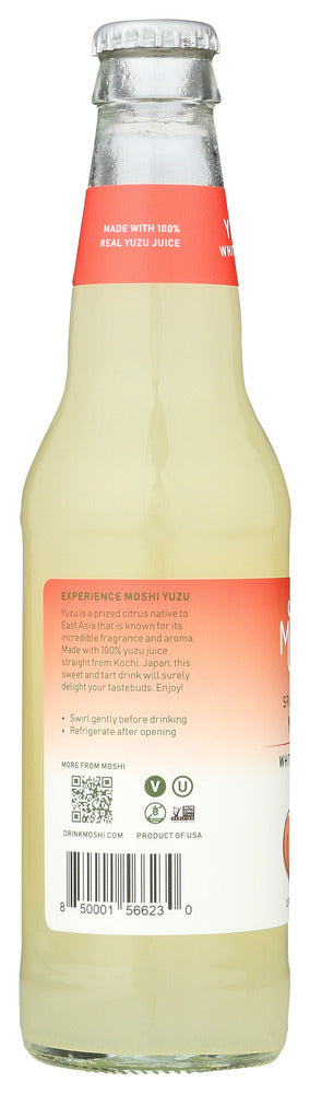 Moshi: Juice Sprkl Yuzu Peach, 12 Fo