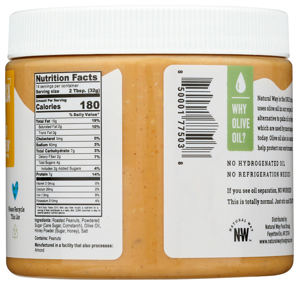 Natural Way: Peanut Butter Honey, 16 Oz