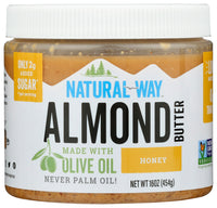 Natural Way: Almond Butter Oo Honey, 16 Oz