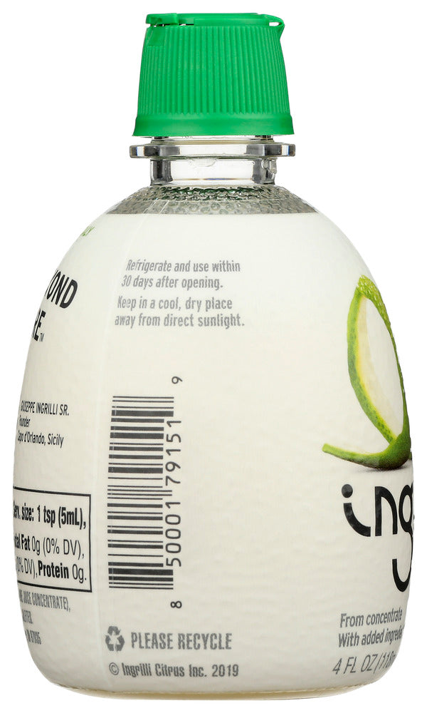 Ingrilli: 100 Percent Lime Juice, 4 Fo