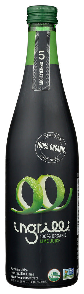 Ingrilli: Organic Lime Juice , 16.9 Fo