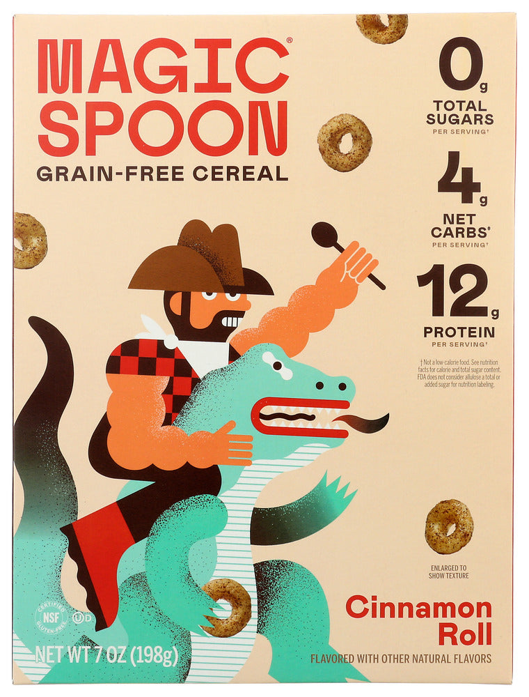 Magic Spoon: Cinnamon Roll Cereal, 7 Oz