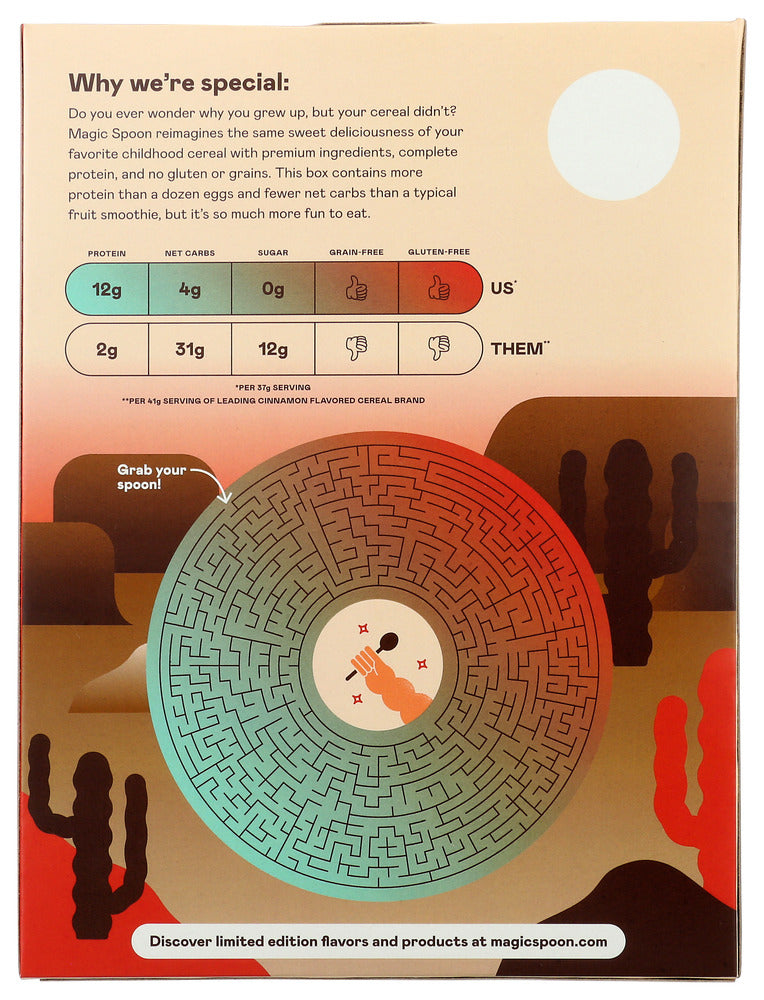 Magic Spoon: Cinnamon Roll Cereal, 7 Oz